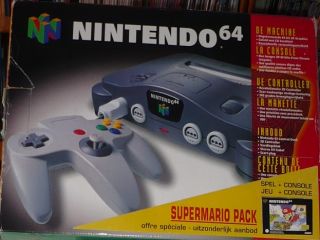 The picture of the Nintendo 64 Mario Pack [Sticker] (Belgium) bundle